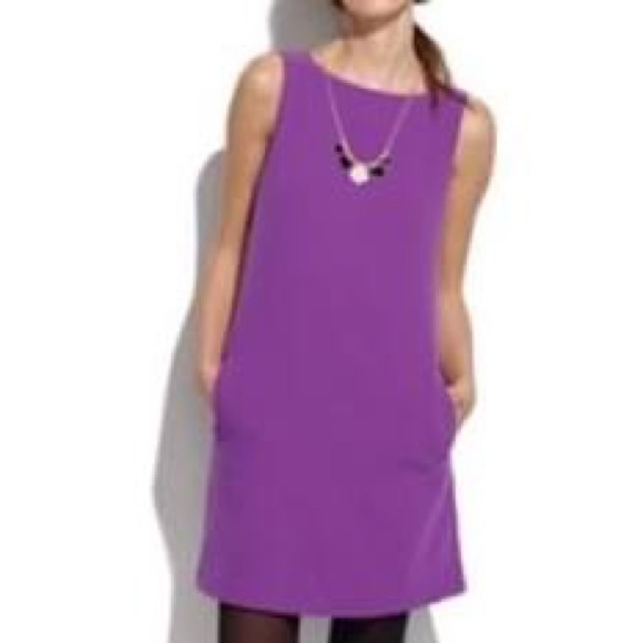 Madewell Magenta Sleeveless Dress - Size S - Picture 1 of 8